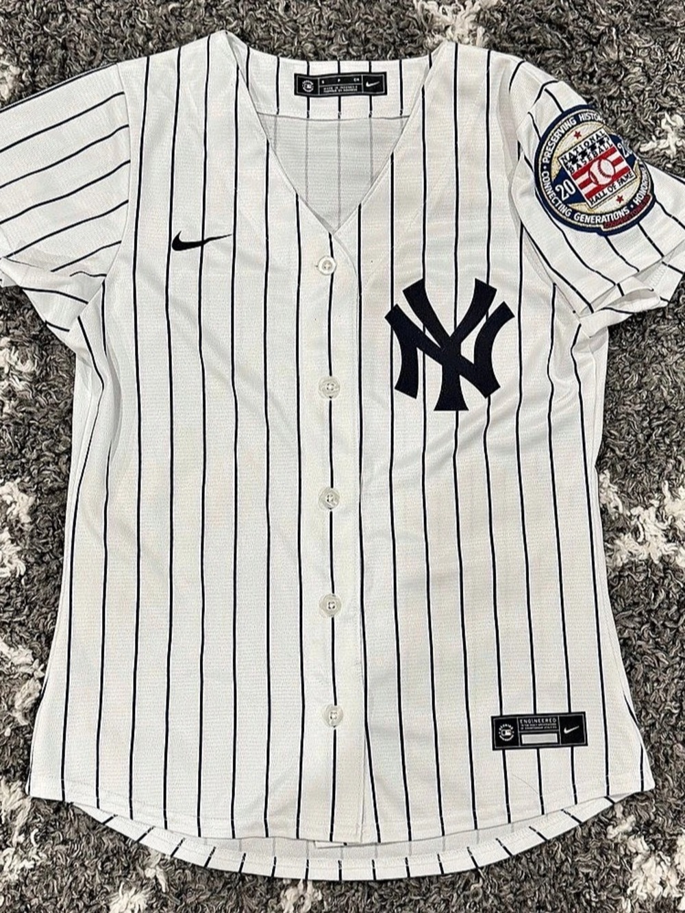 Nike New York Yankees Derek Jeter 2020 Hall of Fame Induction Patch